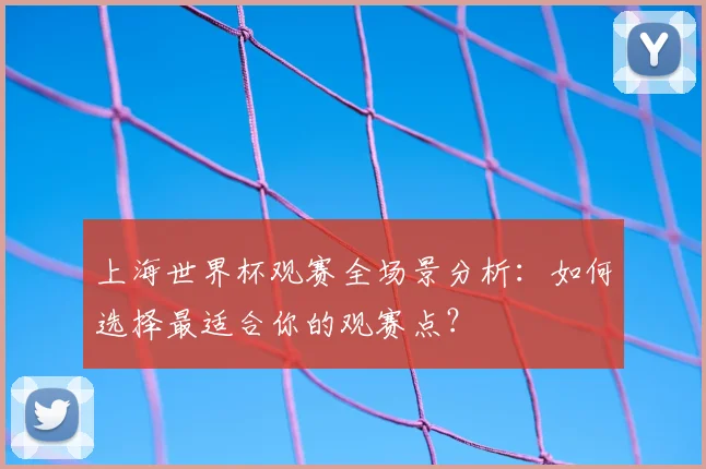 上海世界杯观赛全场景分析:如何选择最适合你的观赛点?