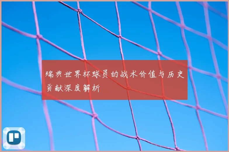 瑞典世界杯球员的战术价值与历史贡献深度解析